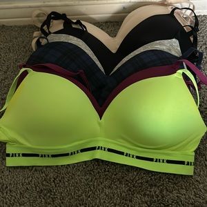 Brand new VS Pink 34C. Originally $40, selling for $20 each or all 7 for $100.